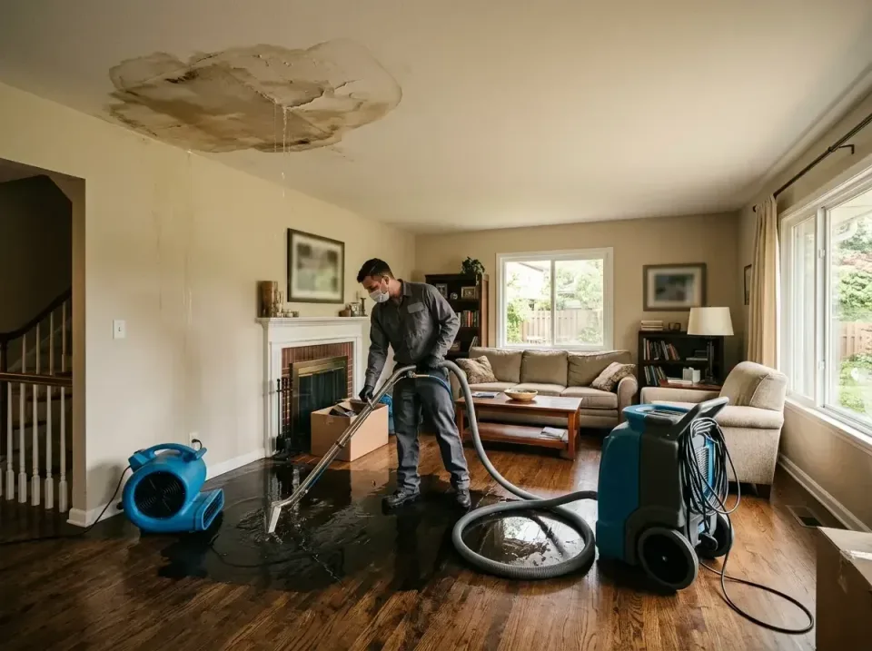 attic-pipe-burst-ceiling-drip-008 — frequently asked questions, Water Damage Restoration & Carpet Care in Aberdeen, MD